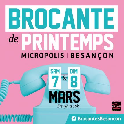 Brocante de Printemps 2020 Besançon Micropolis